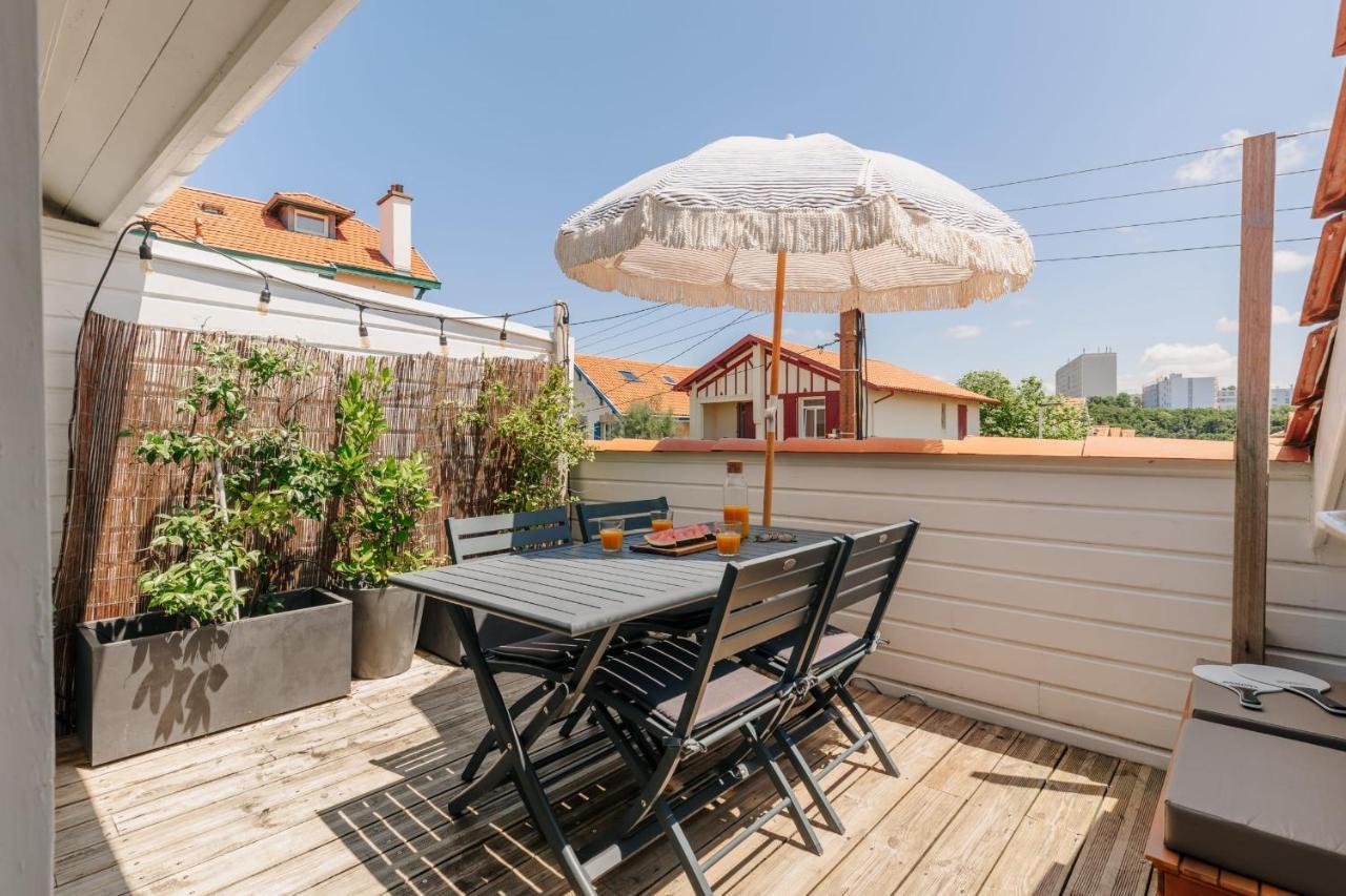 Little Bibi Terrace - Cote Des Basques And Private Garage Apartment Biarritz Exterior photo